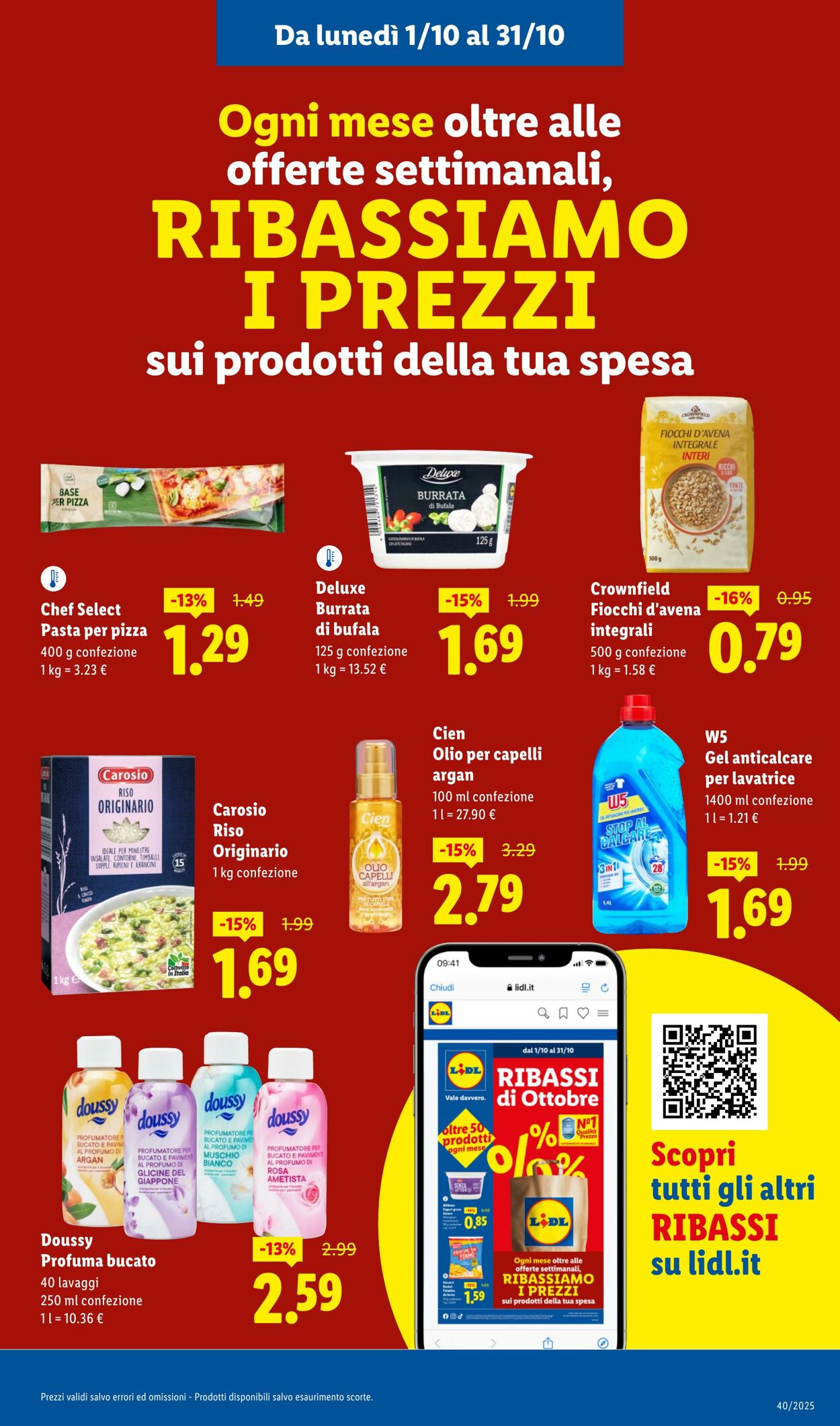 Volantino Lidl 29.09.2025 - 05.10.2025