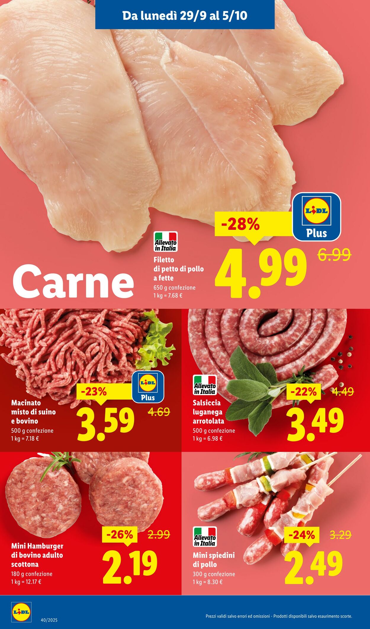 Volantino Lidl 29.09.2025 - 05.10.2025