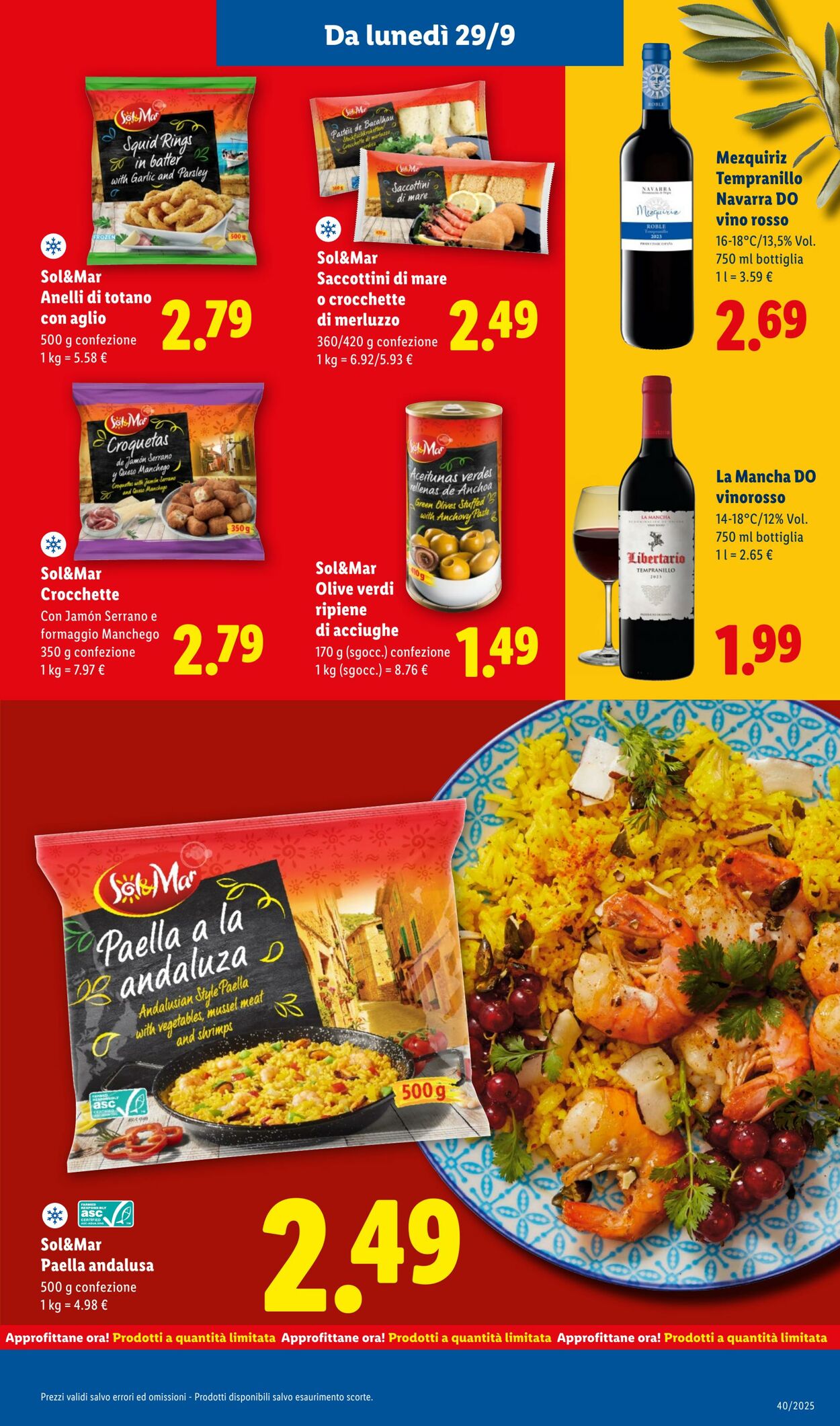 Volantino Lidl 29.09.2025 - 05.10.2025
