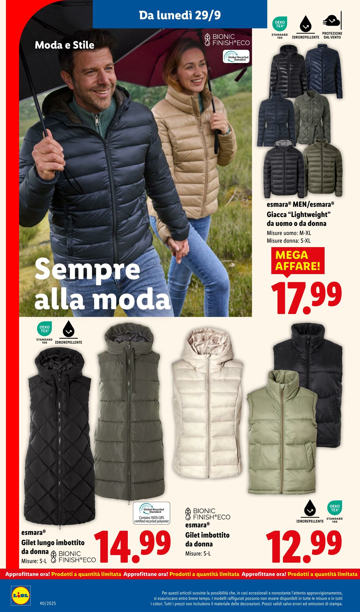 Volantino Lidl 29.09.2025 - 05.10.2025
