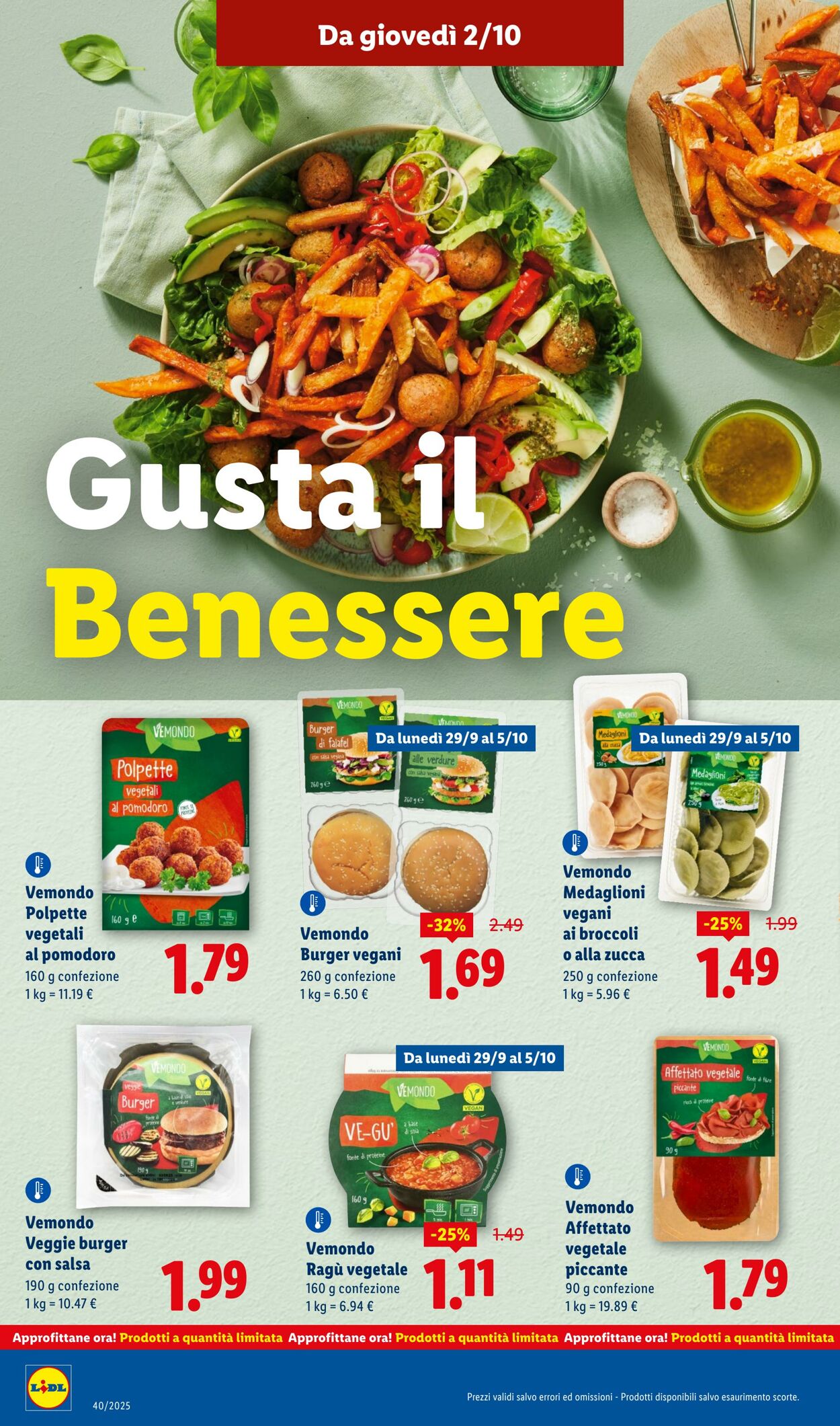 Volantino Lidl 29.09.2025 - 05.10.2025
