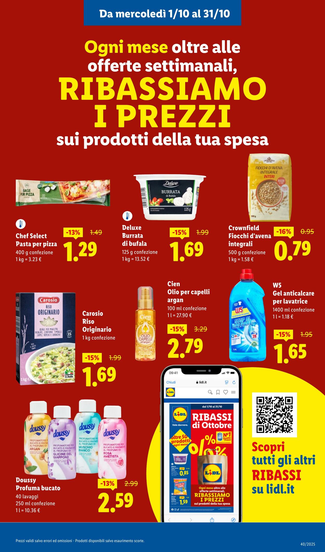 Volantino Lidl 29.09.2025 - 05.10.2025