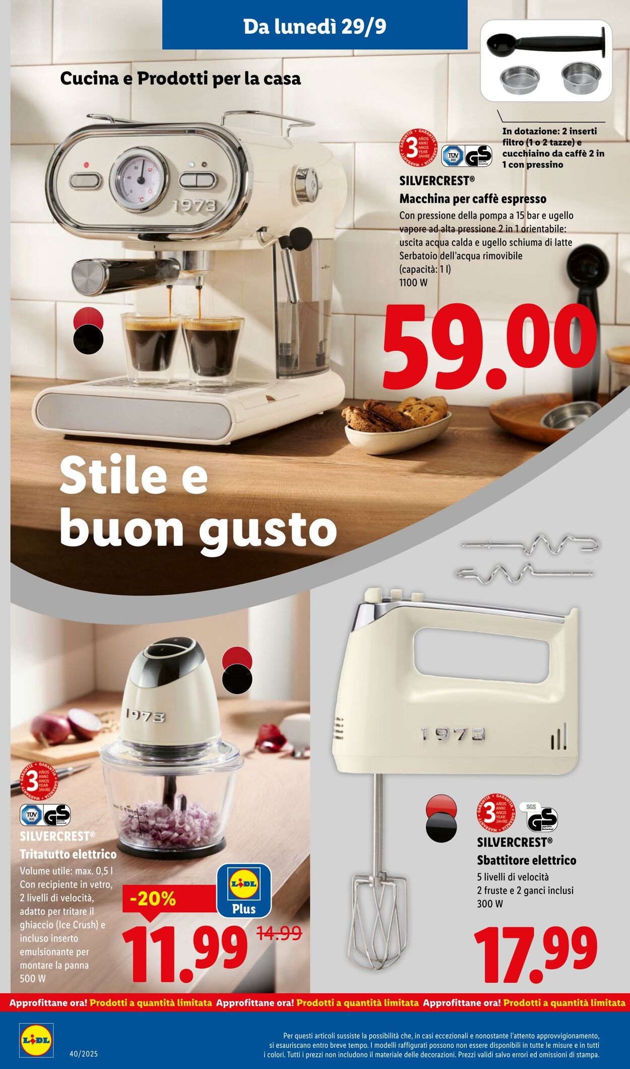 Volantino Lidl 29.09.2025 - 05.10.2025