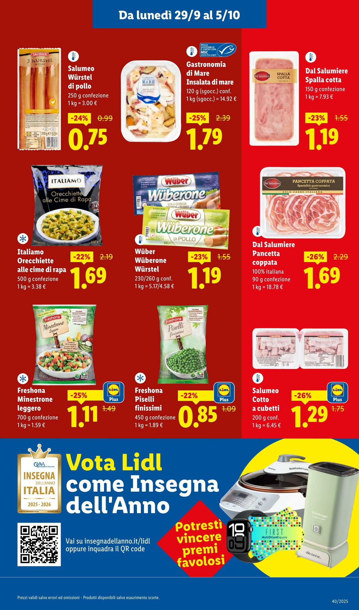 Volantino Lidl 29.09.2025 - 05.10.2025