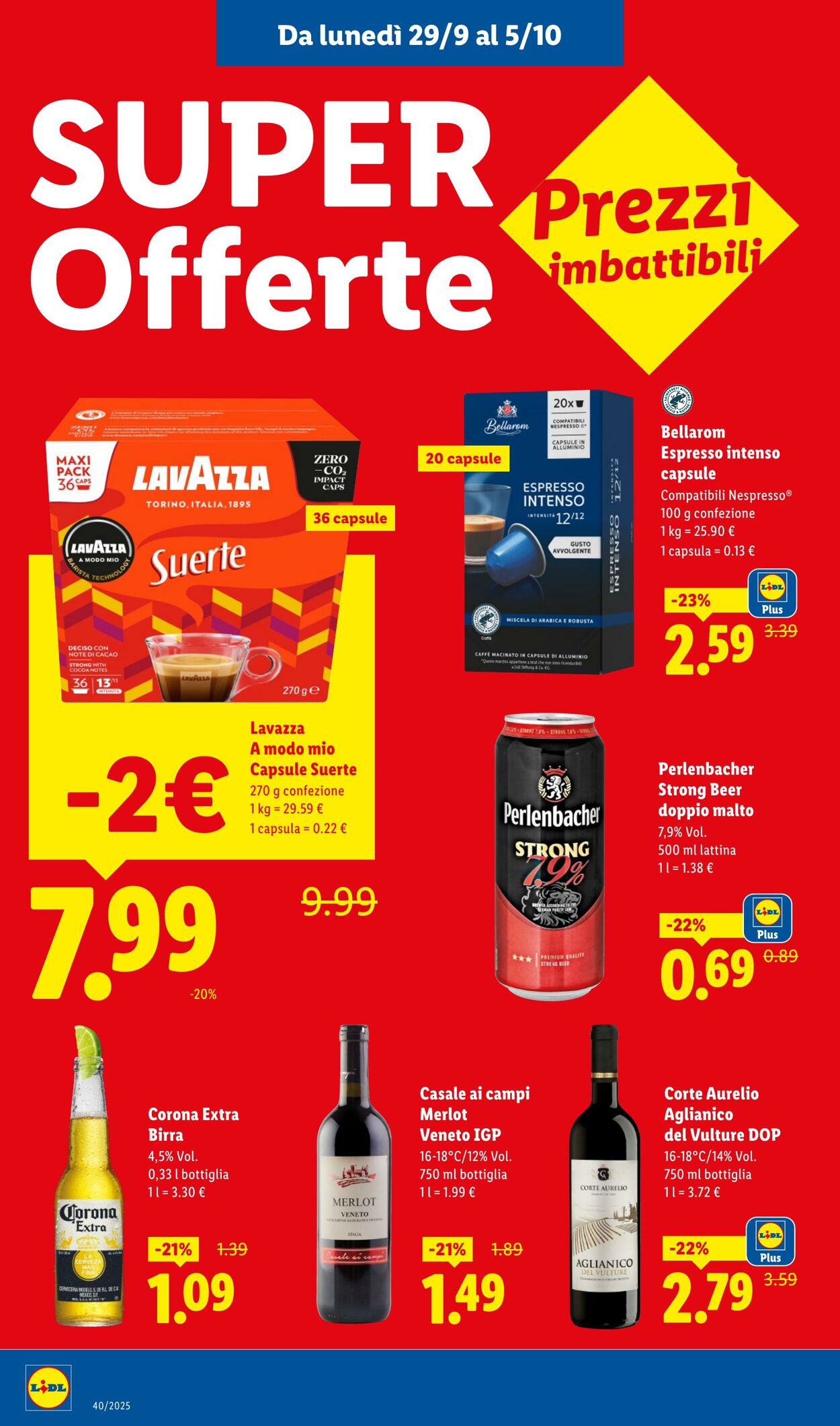 Volantino Lidl 29.09.2025 - 05.10.2025