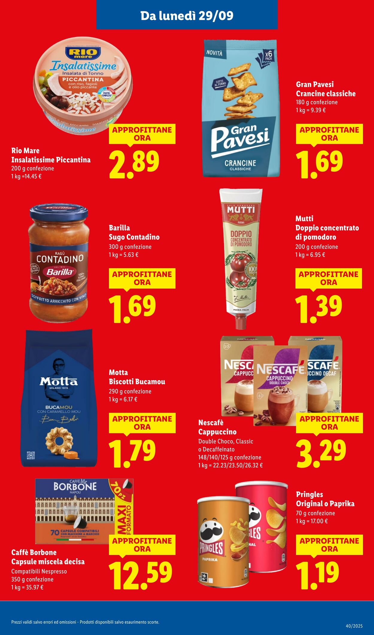 Volantino Lidl 29.09.2025 - 05.10.2025
