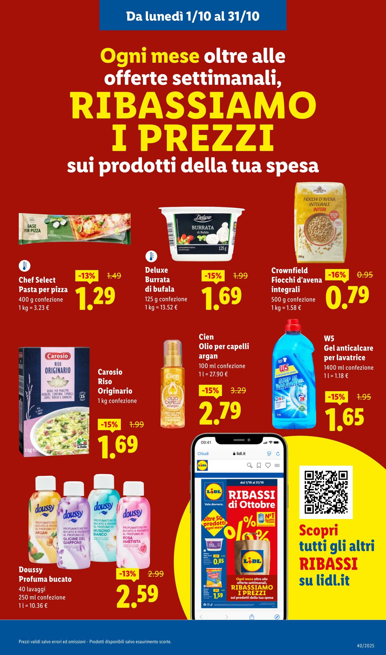 Volantino Lidl 29.09.2025 - 05.10.2025