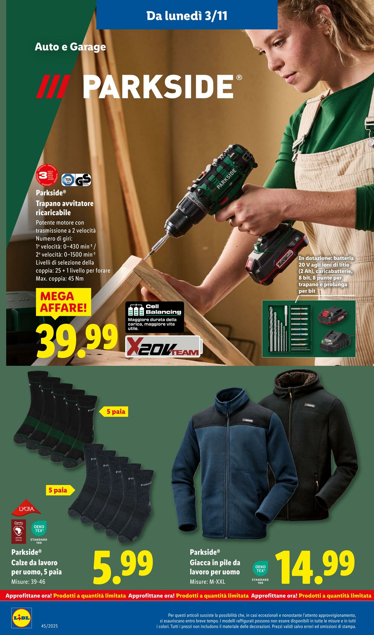 Volantino Lidl 03.11.2025 - 09.11.2025