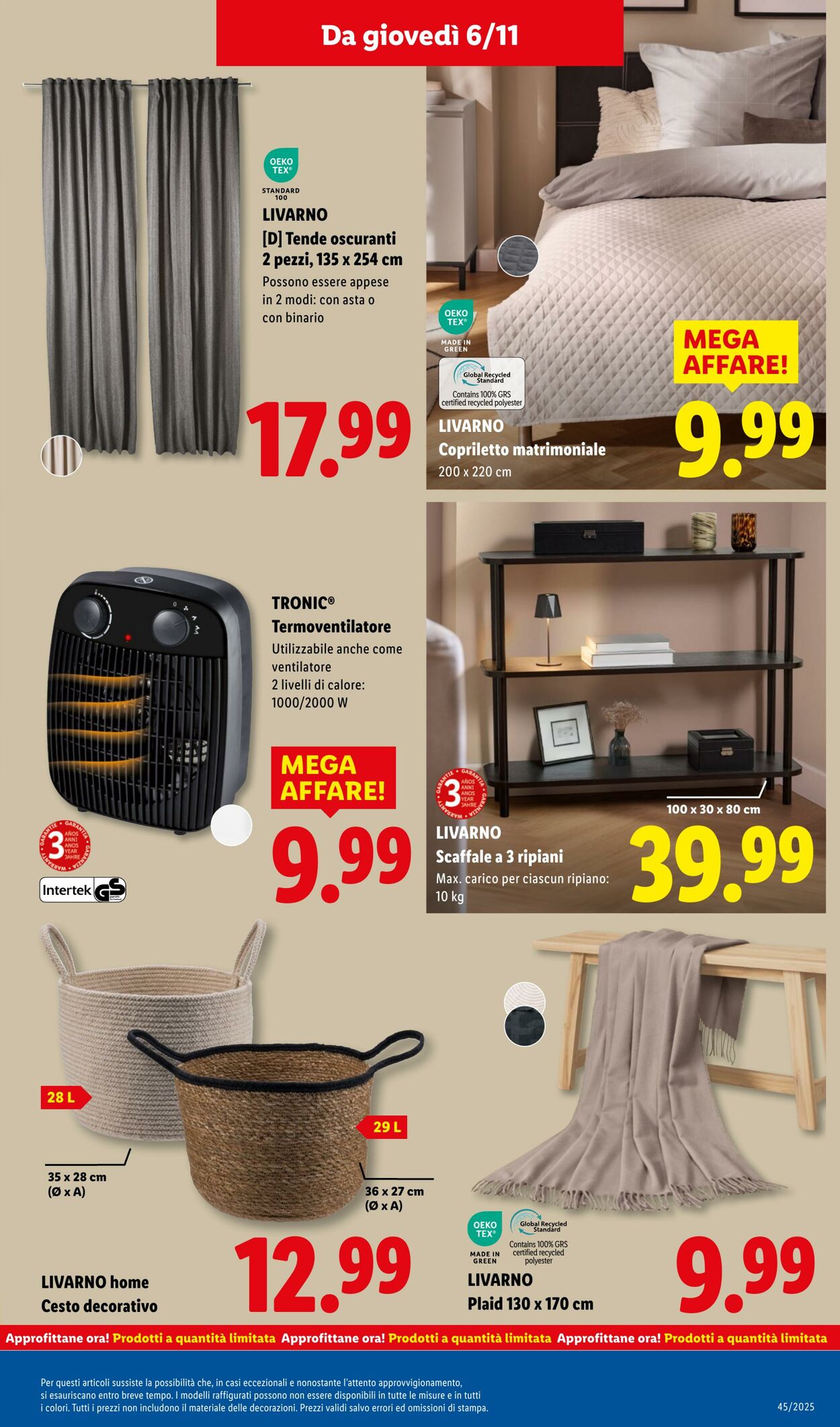 Volantino Lidl 03.11.2025 - 09.11.2025