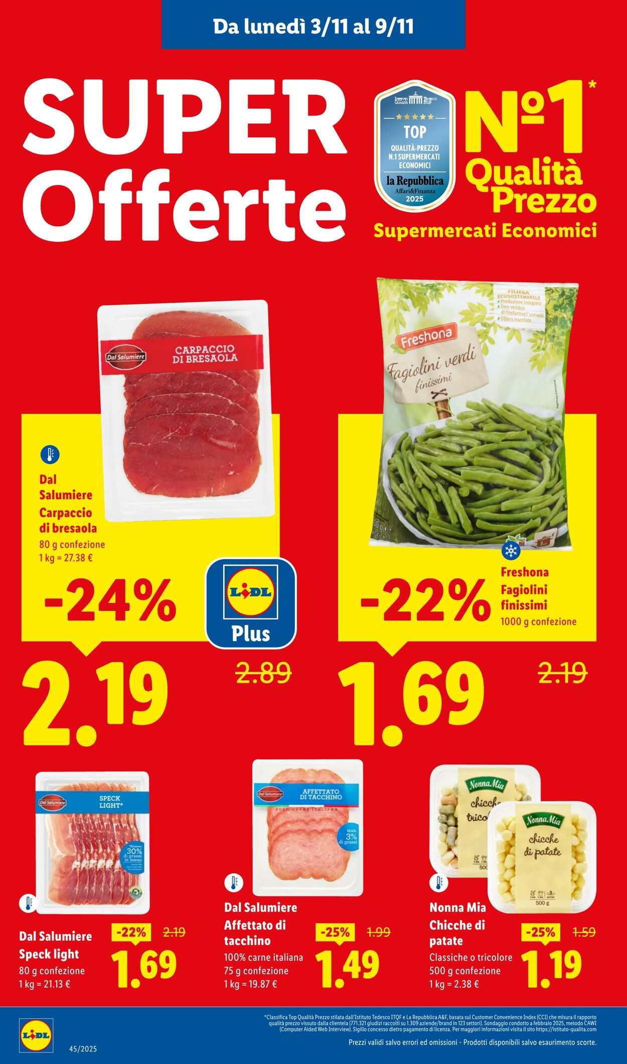 Volantino Lidl 03.11.2025 - 09.11.2025