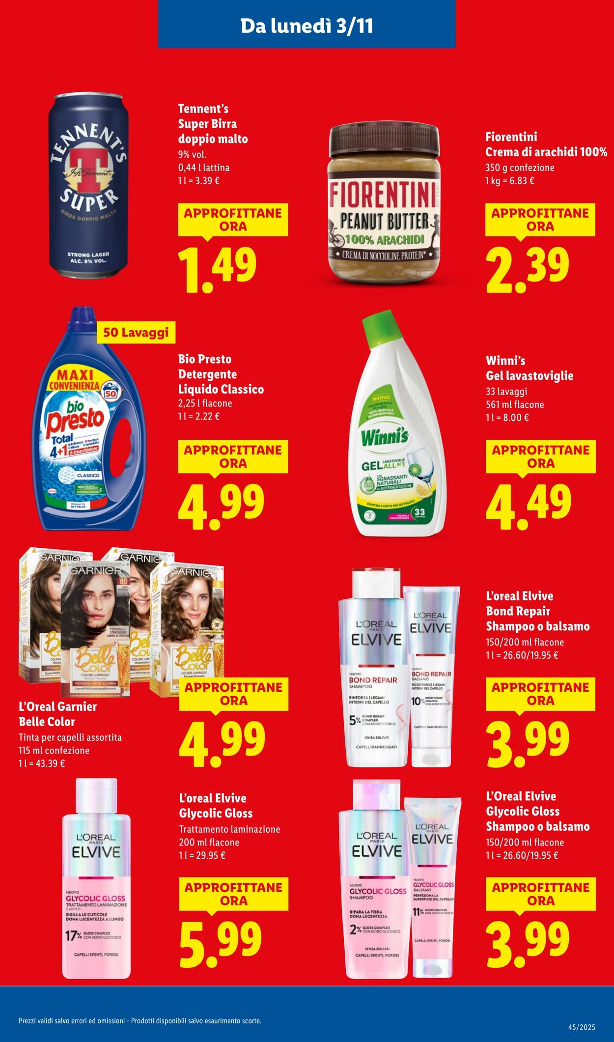 Volantino Lidl 03.11.2025 - 09.11.2025