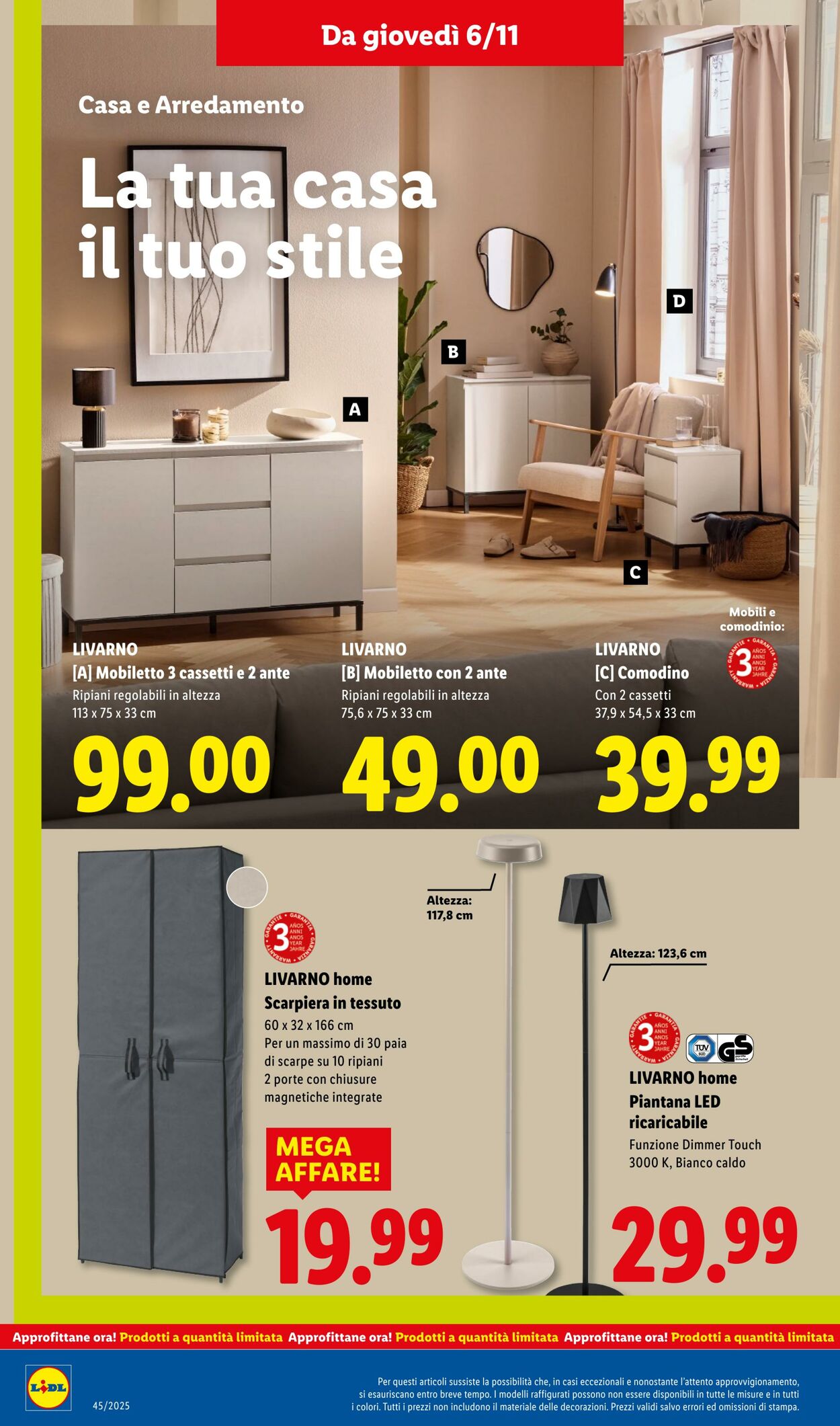 Volantino Lidl 03.11.2025 - 09.11.2025