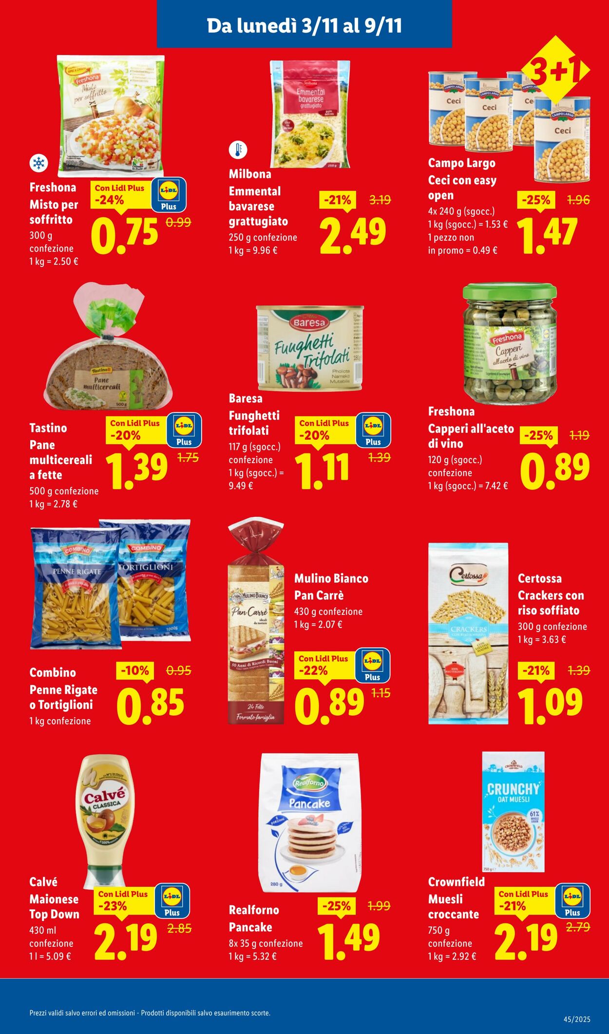 Volantino Lidl 03.11.2025 - 09.11.2025