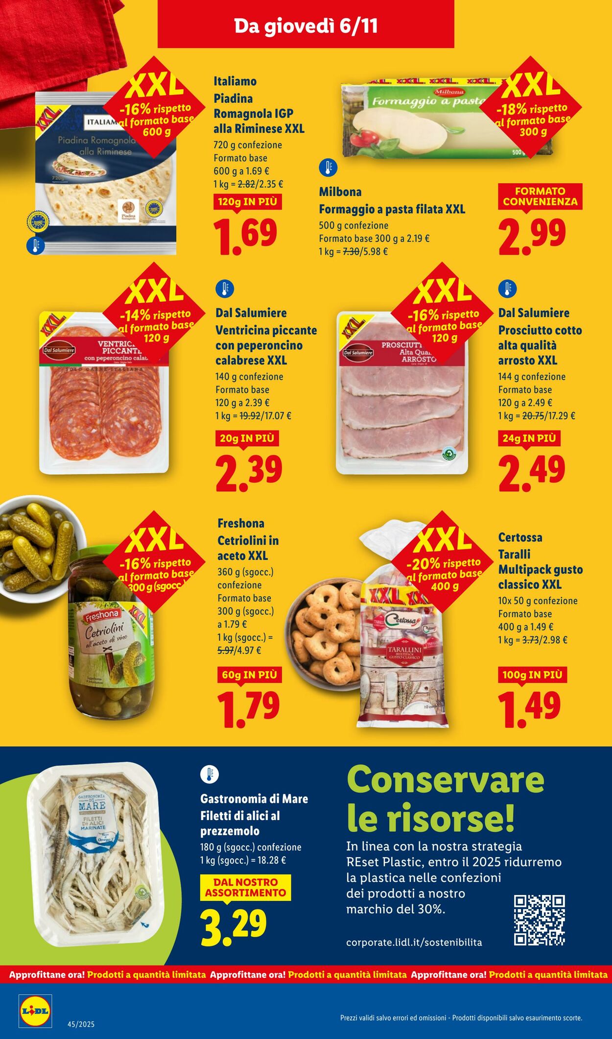 Volantino Lidl 03.11.2025 - 09.11.2025