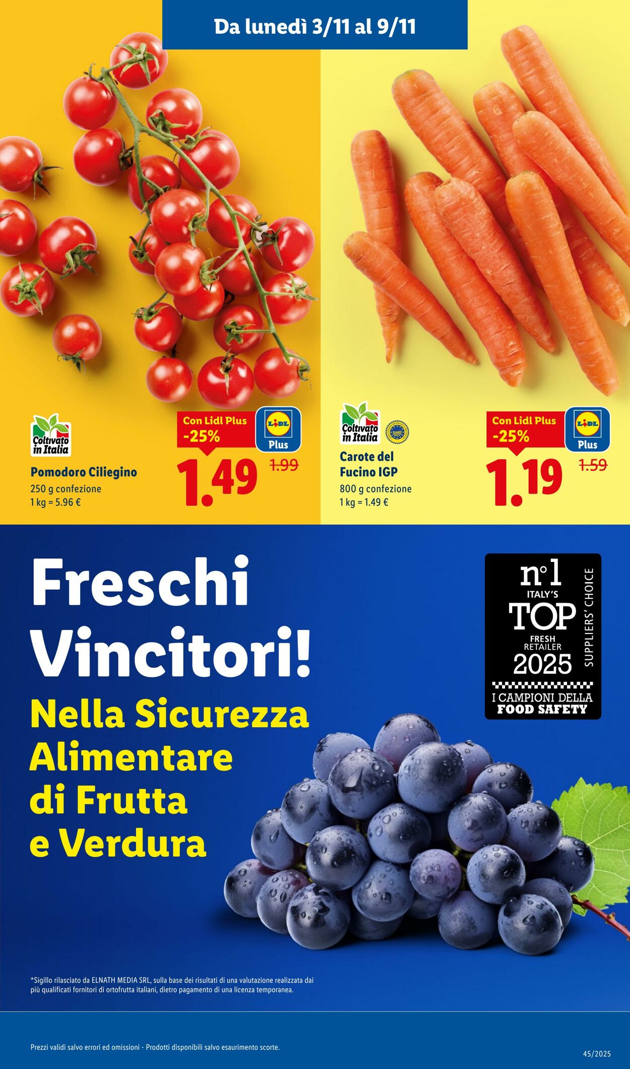 Volantino Lidl 03.11.2025 - 09.11.2025