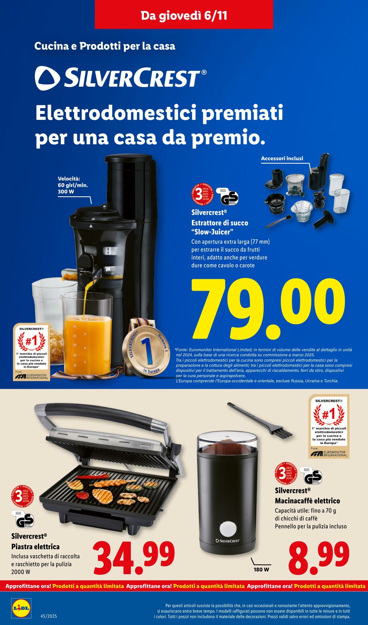 Volantino Lidl 03.11.2025 - 09.11.2025