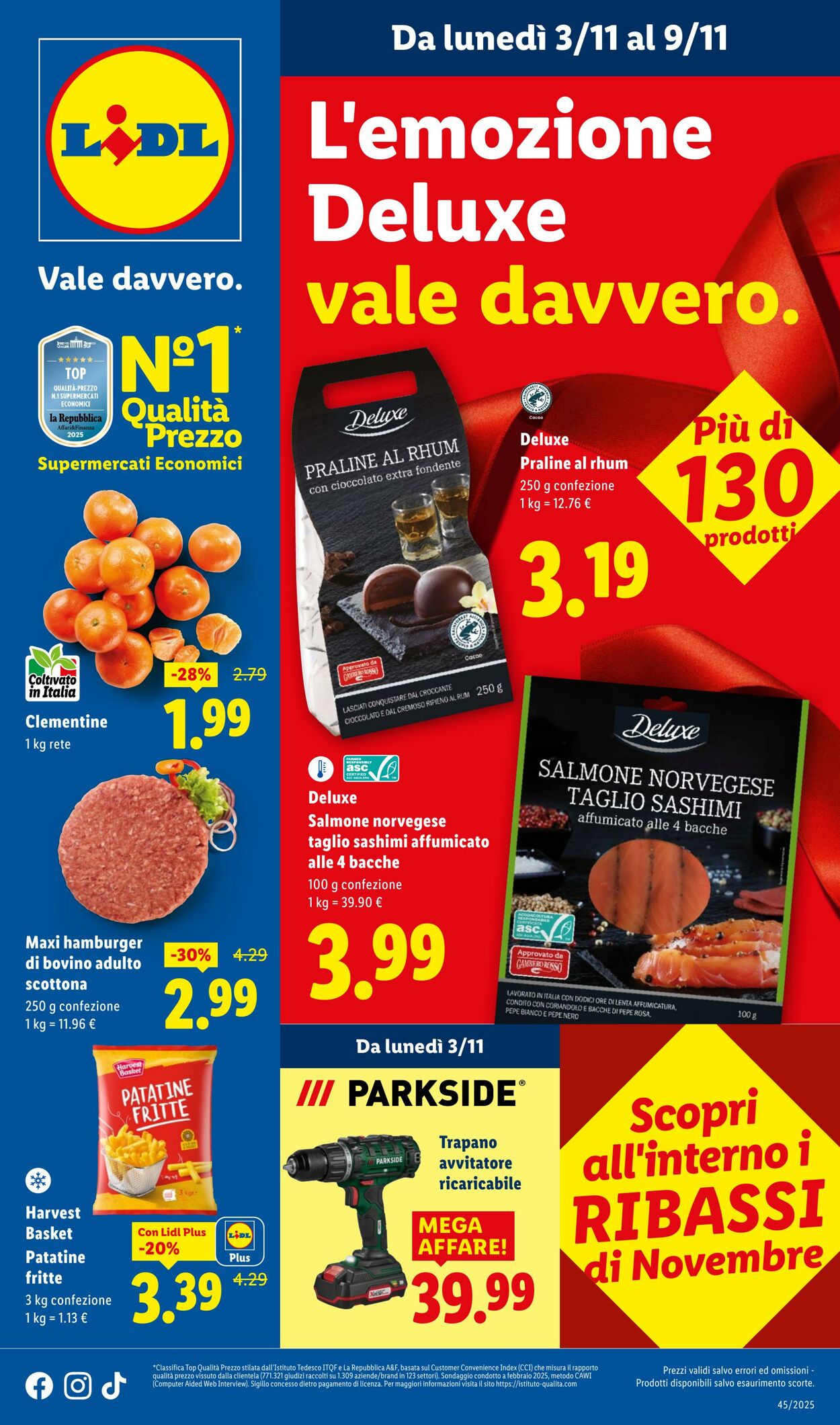 Volantino Lidl 03.11.2025 - 09.11.2025