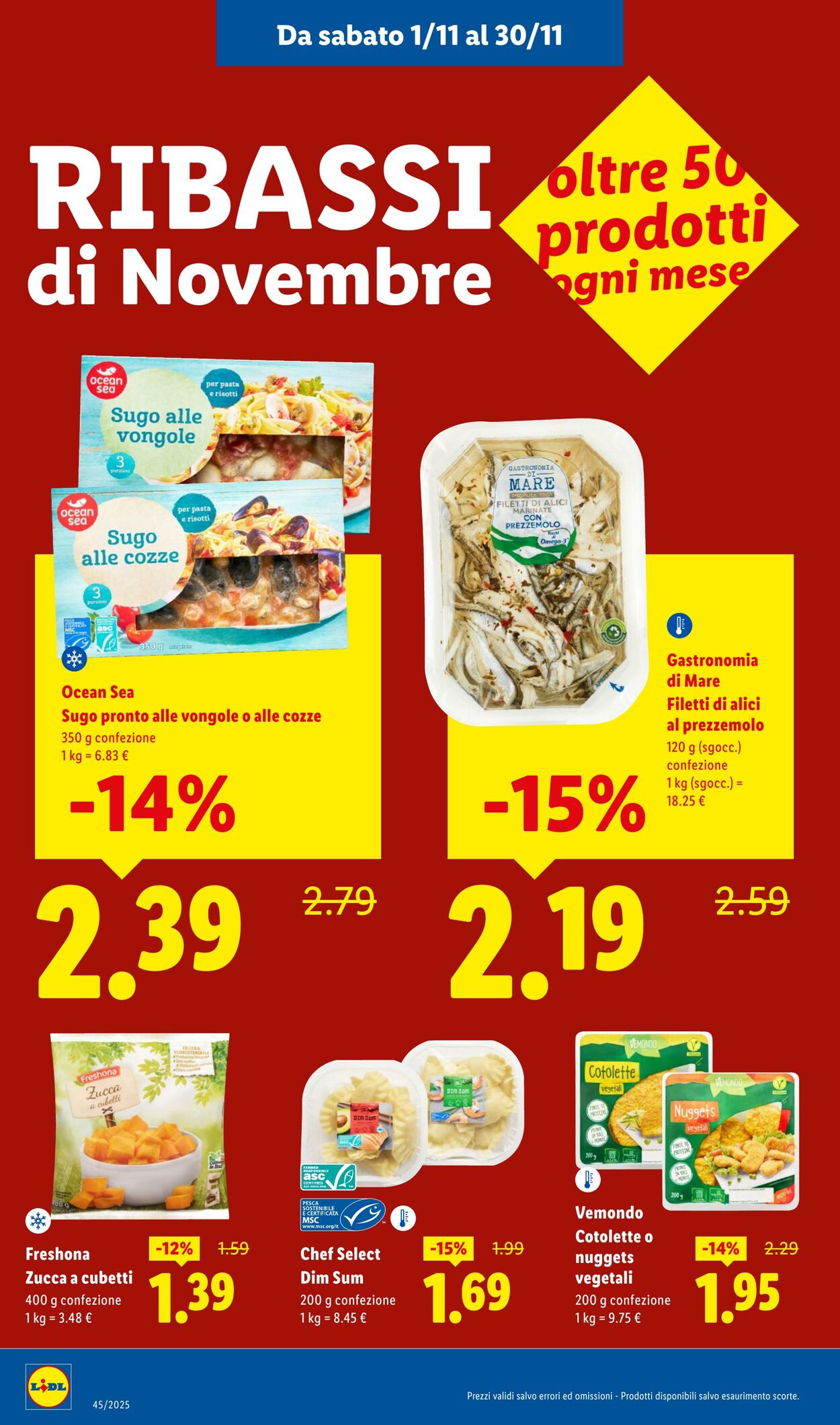 Volantino Lidl 03.11.2025 - 09.11.2025