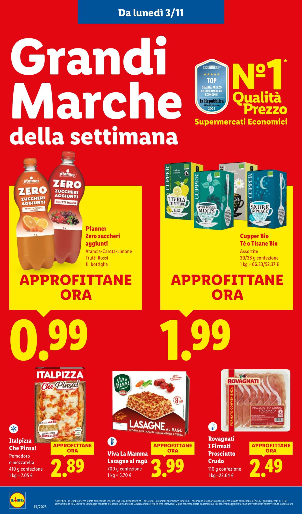 Volantino Lidl 03.11.2025 - 09.11.2025