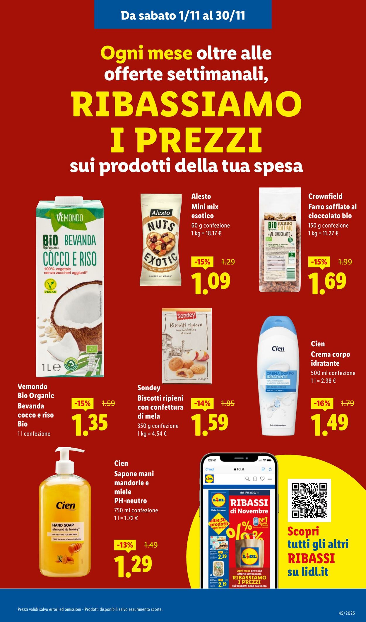 Volantino Lidl 03.11.2025 - 09.11.2025