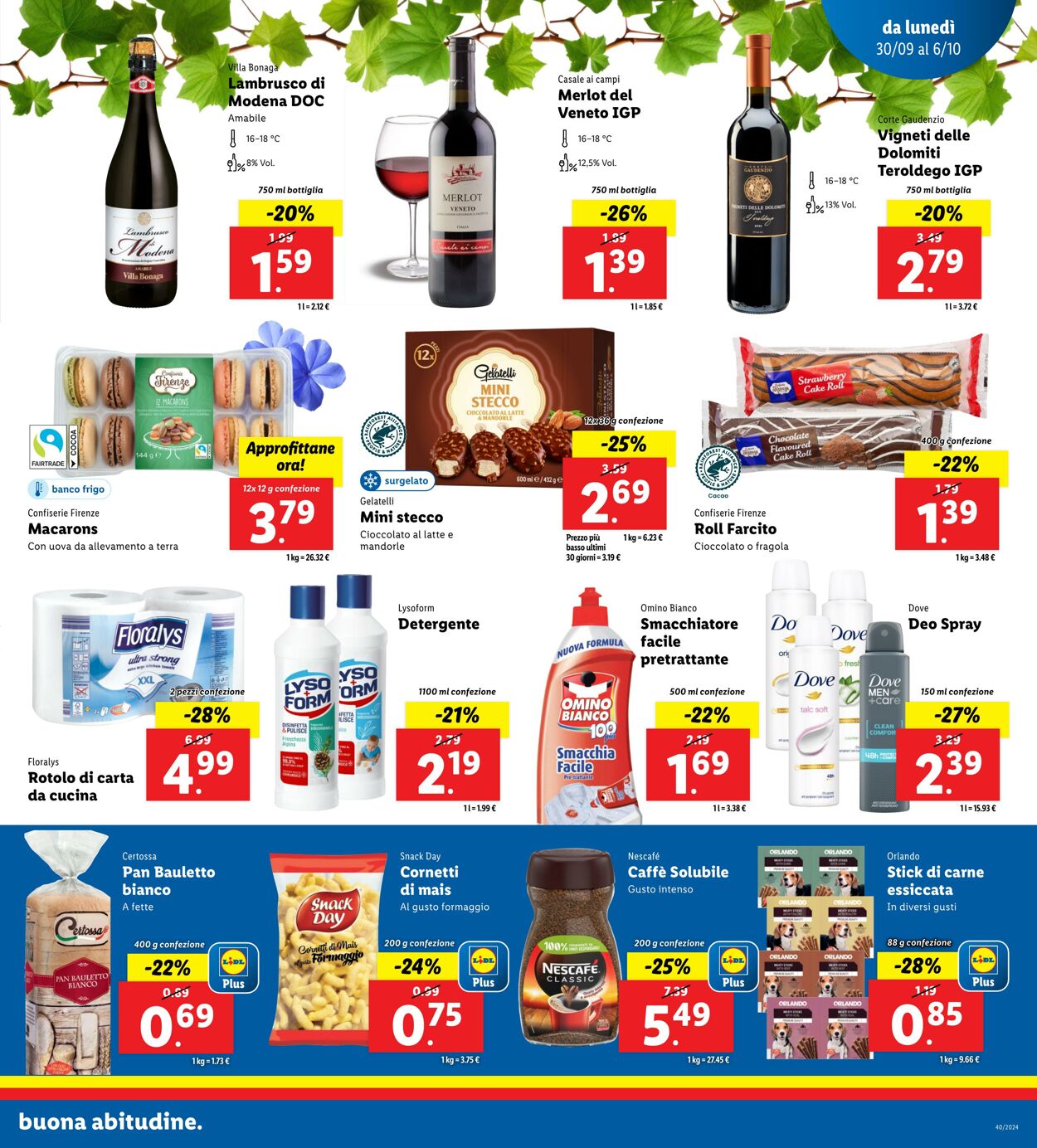 Volantino Lidl 30.09.2024 - 06.10.2024