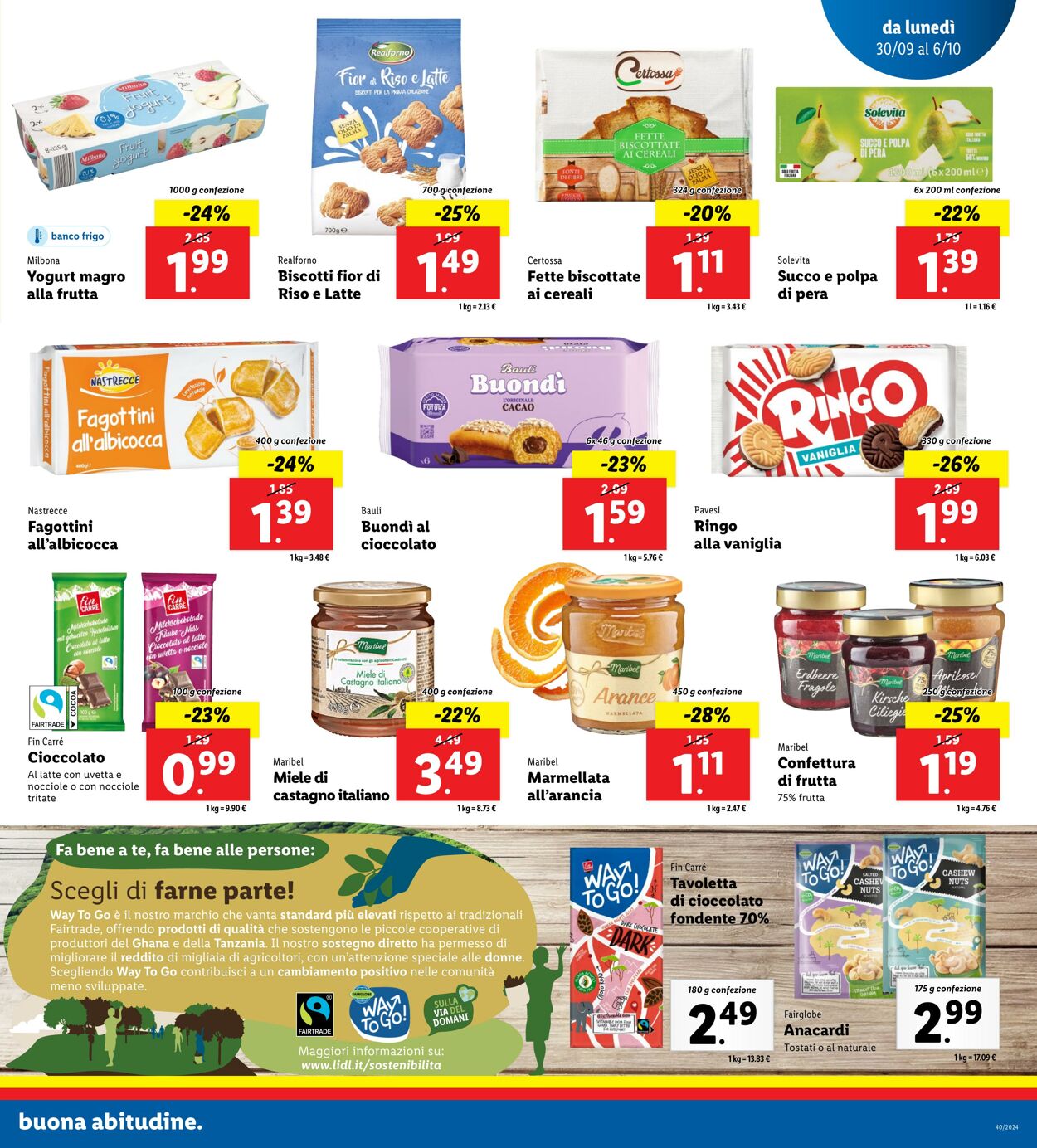 Volantino Lidl 30.09.2024 - 06.10.2024