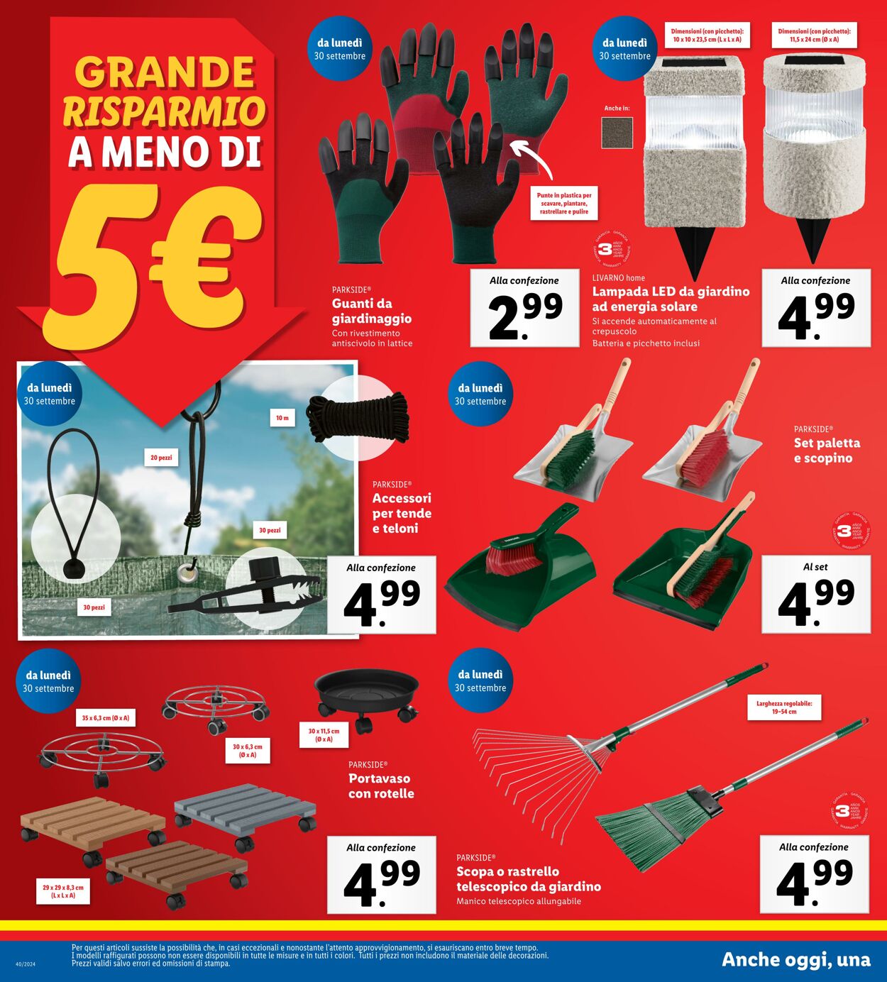 Volantino Lidl 30.09.2024 - 06.10.2024