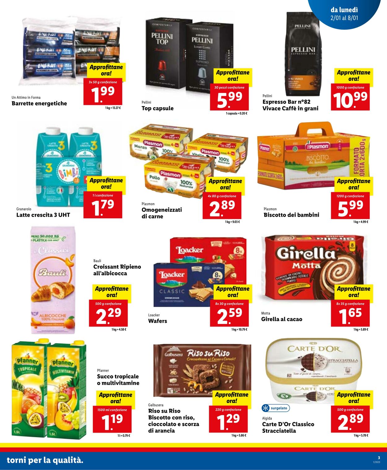 Volantino Lidl 02.01.2023 - 08.01.2023