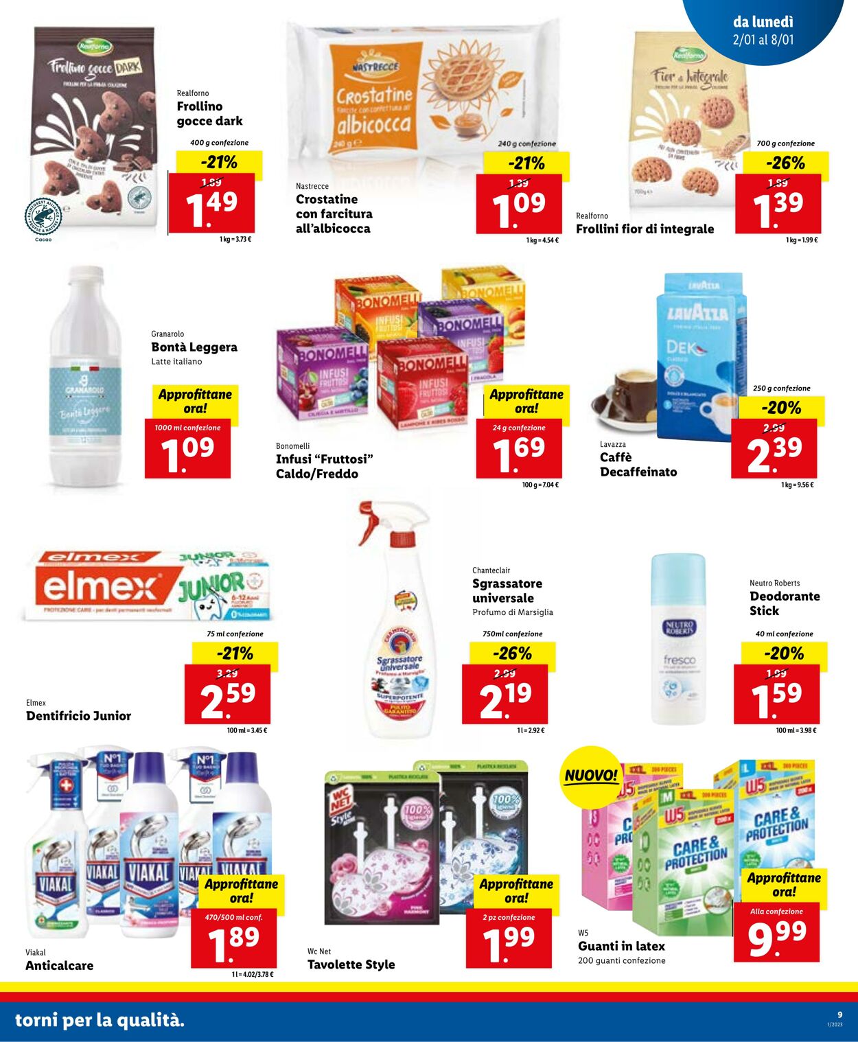 Volantino Lidl 02.01.2023 - 08.01.2023