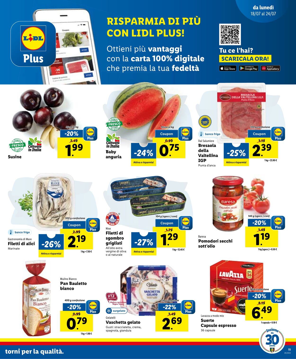 Volantino Lidl 18.07.2022 - 24.07.2022