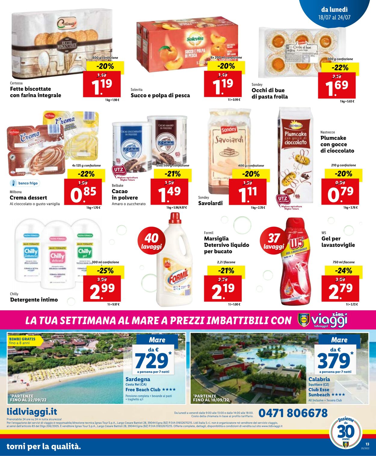 Volantino Lidl 18.07.2022 - 24.07.2022