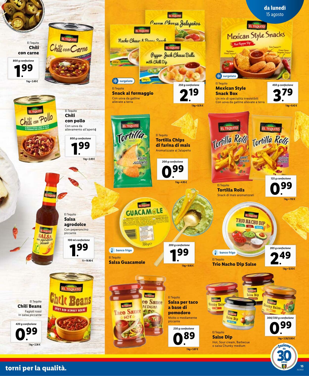 Volantino Lidl 15.08.2022 - 21.08.2022