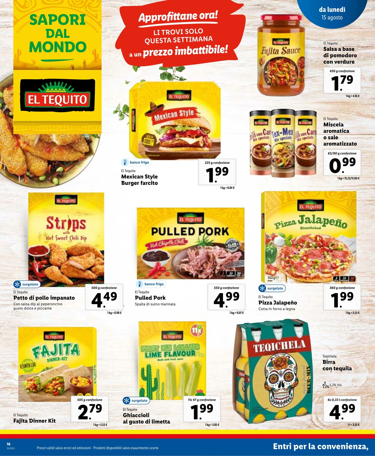 Volantino Lidl 15.08.2022 - 21.08.2022