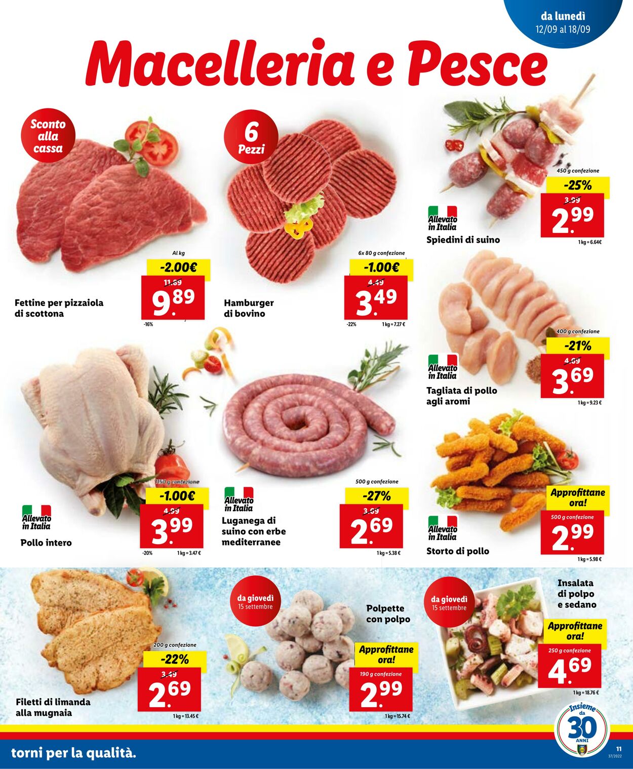 Volantino Lidl 12.09.2022 - 18.09.2022