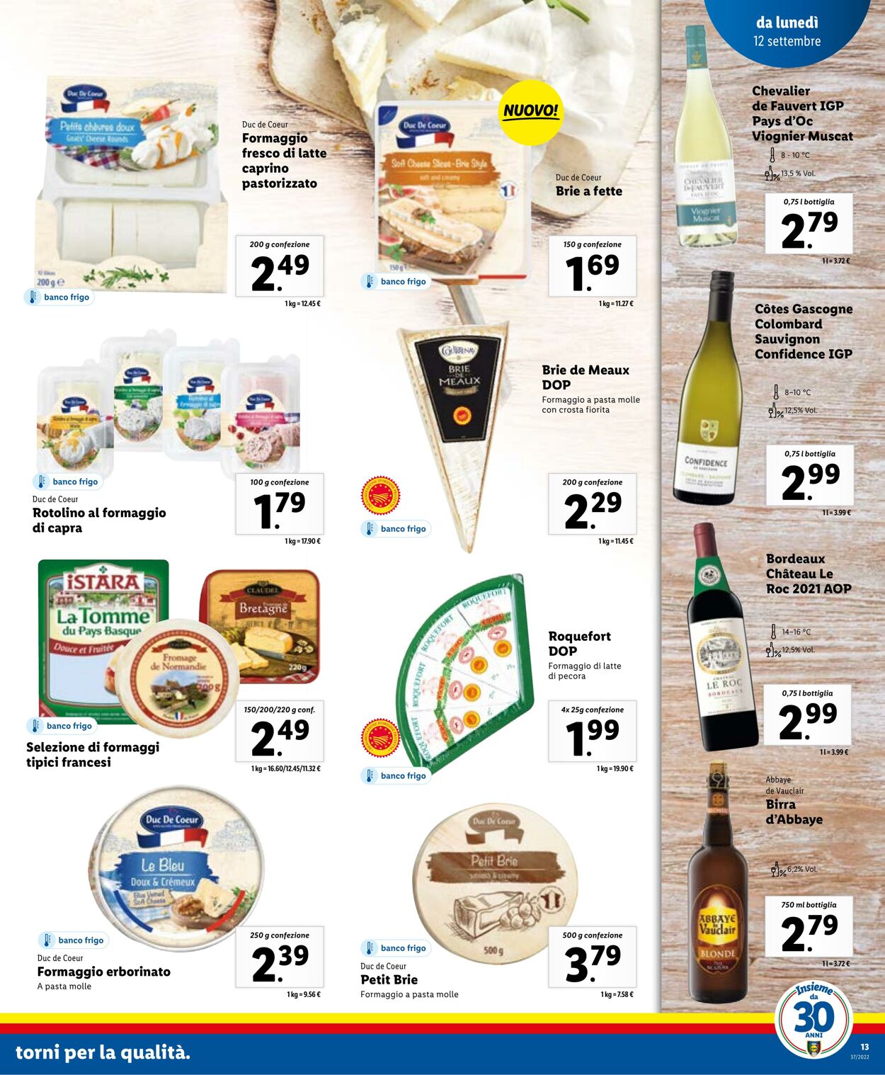 Volantino Lidl 12.09.2022 - 18.09.2022