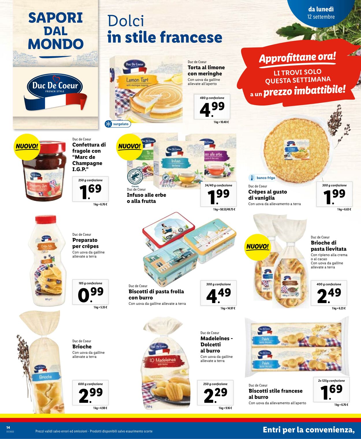 Volantino Lidl 12.09.2022 - 18.09.2022