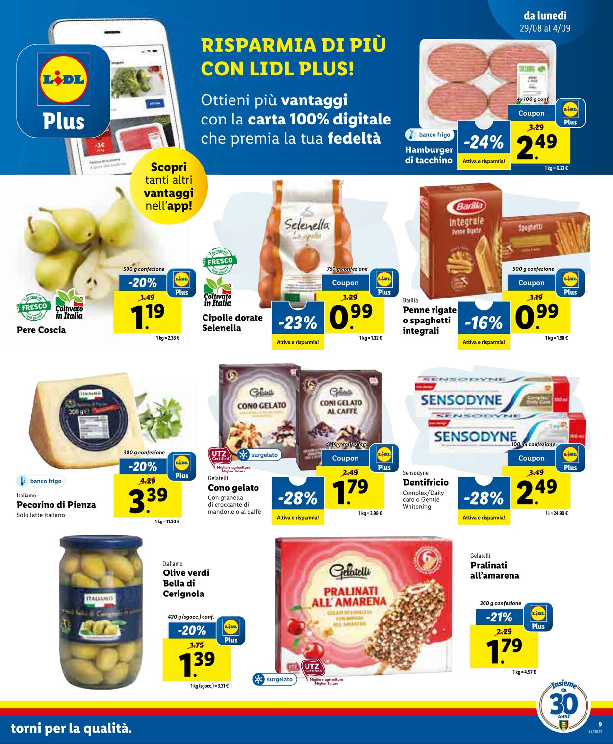 Volantino Lidl 29.08.2022 - 04.09.2022