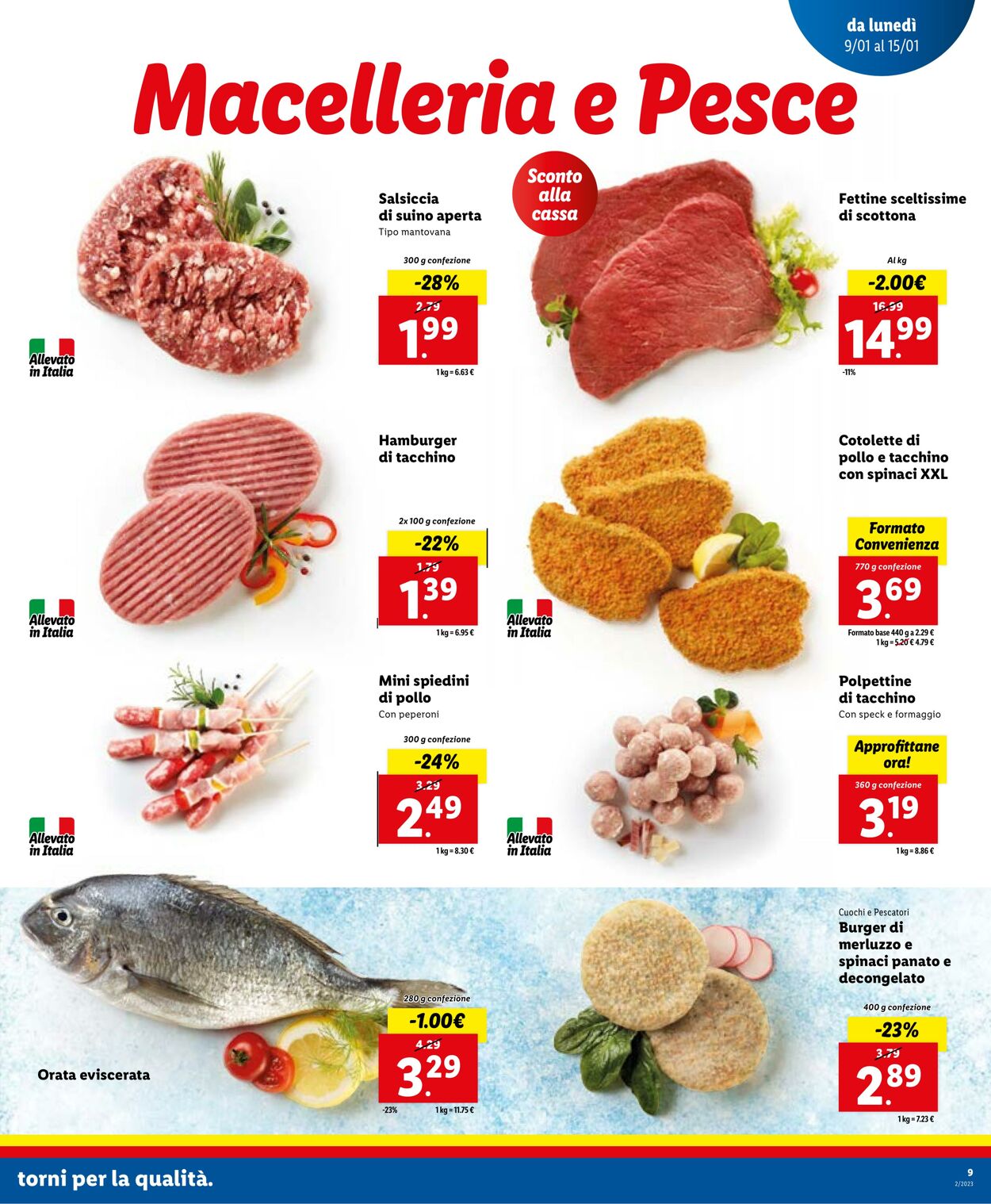 Volantino Lidl 09.01.2023 - 15.01.2023