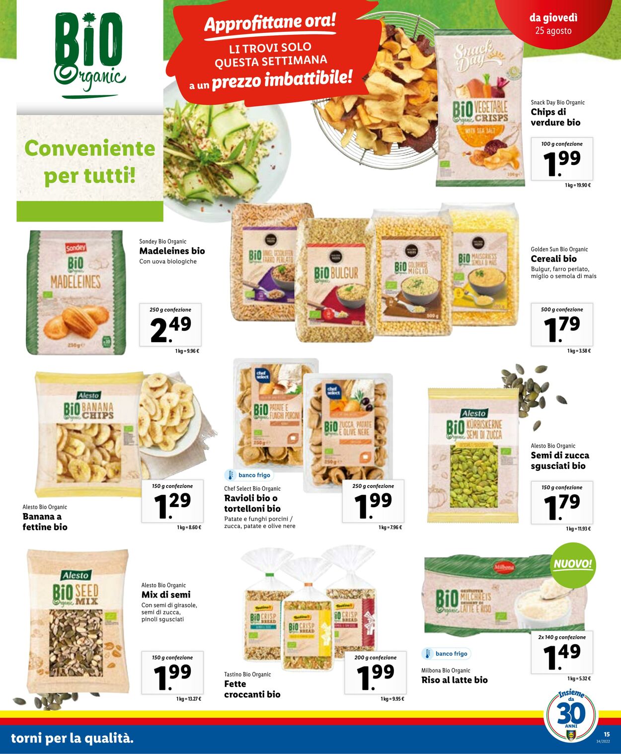 Volantino Lidl 22.08.2022 - 28.08.2022