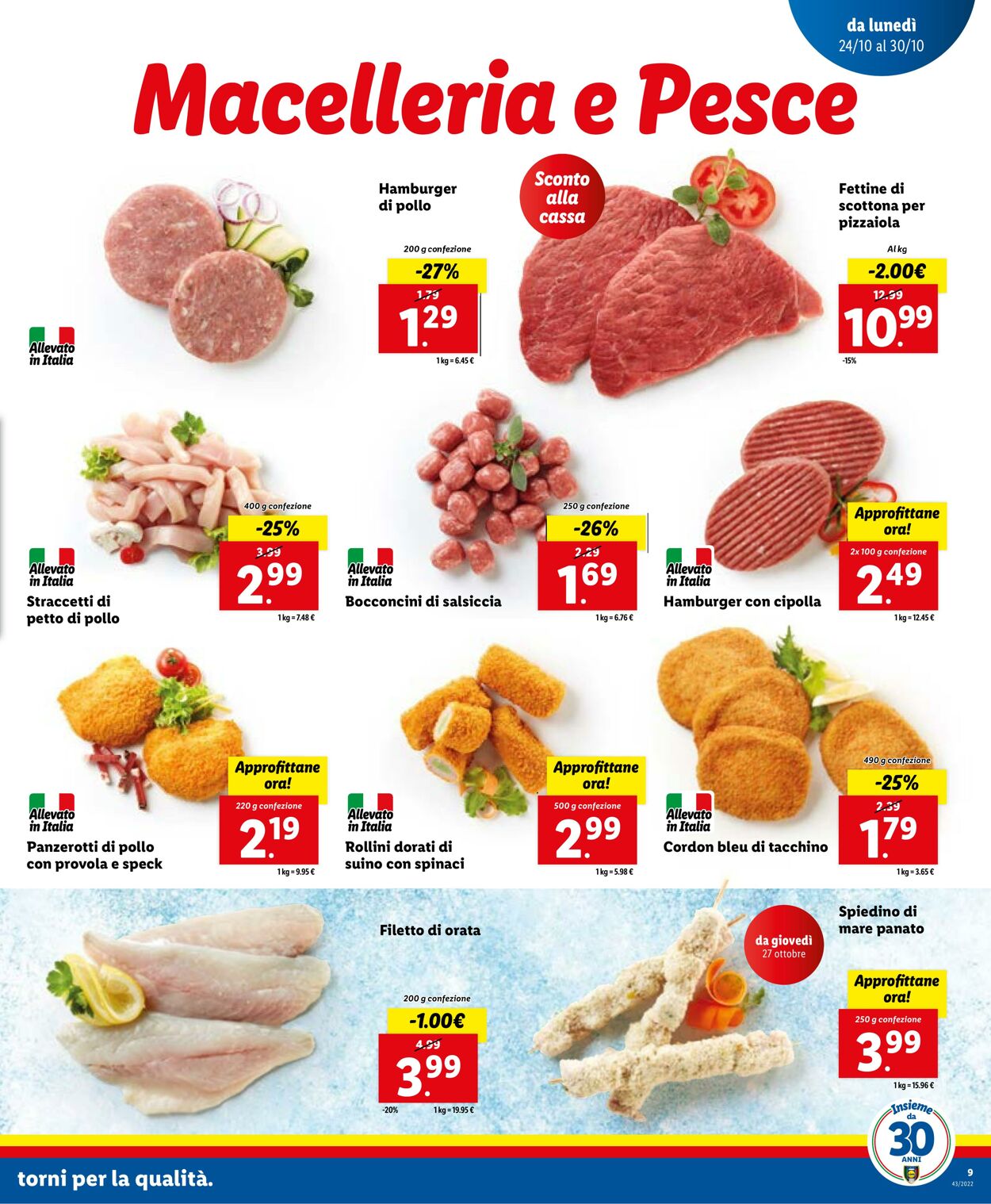 Volantino Lidl 24.10.2022 - 30.10.2022