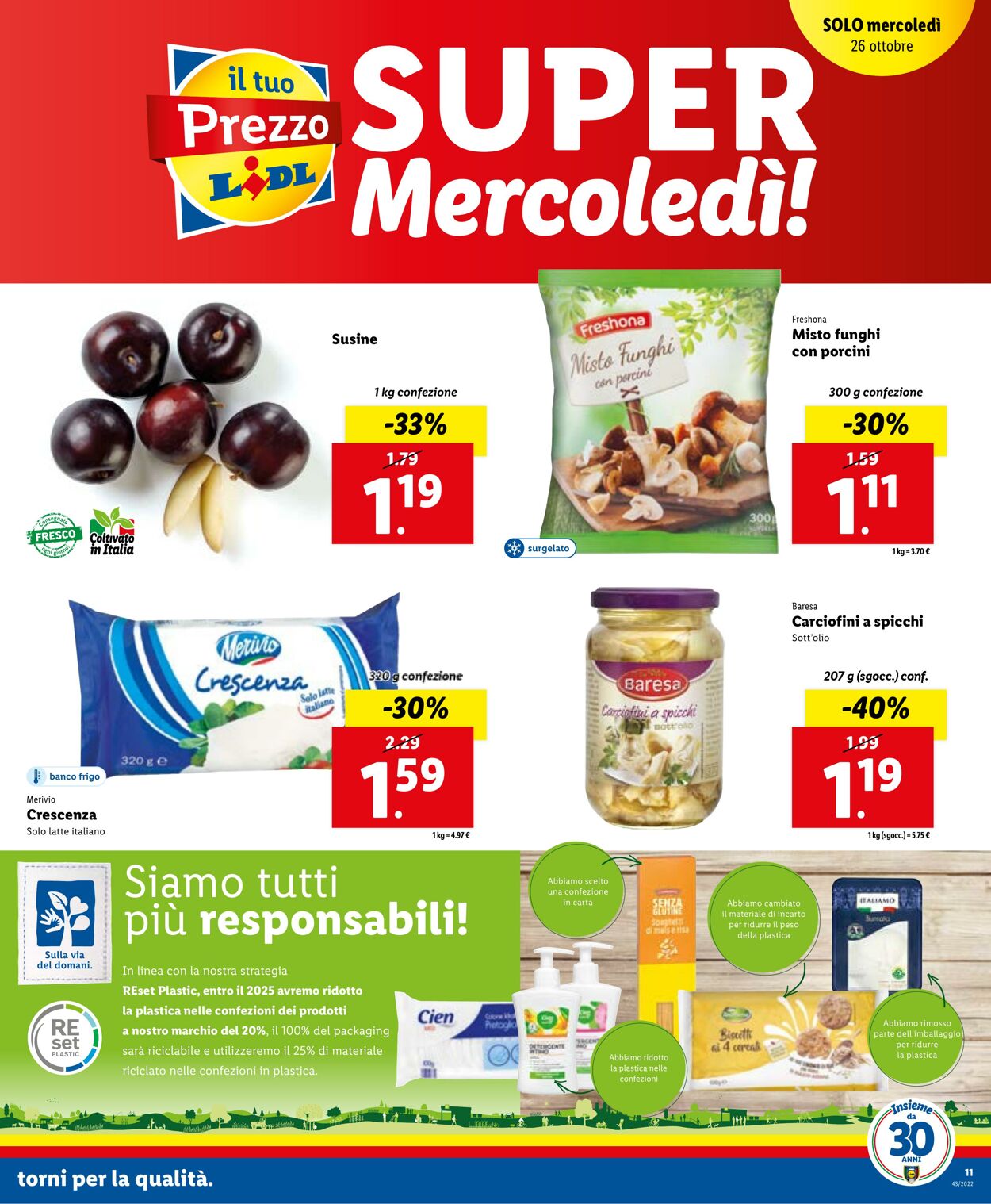 Volantino Lidl 24.10.2022 - 30.10.2022