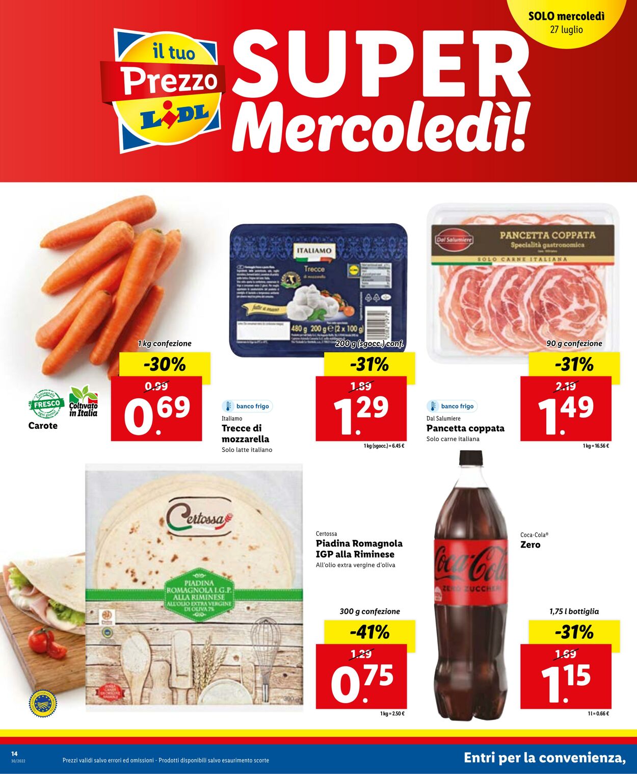 Volantino Lidl 25.07.2022 - 31.07.2022