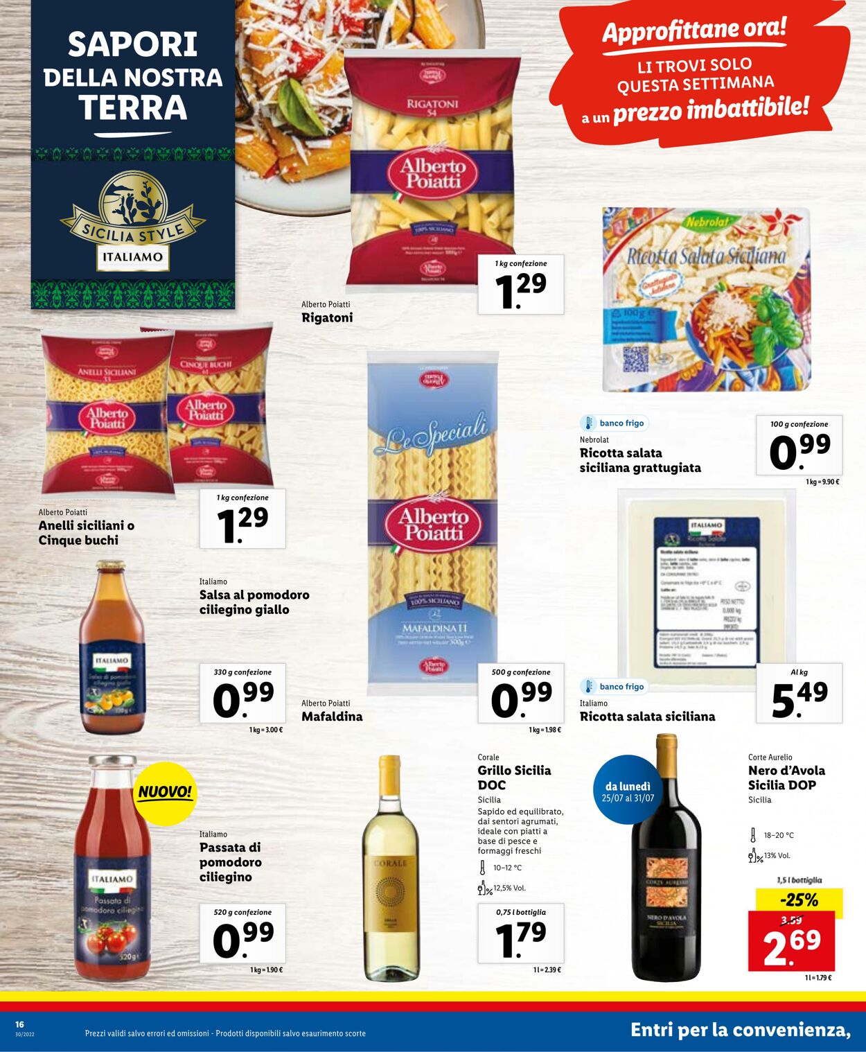 Volantino Lidl 25.07.2022 - 31.07.2022