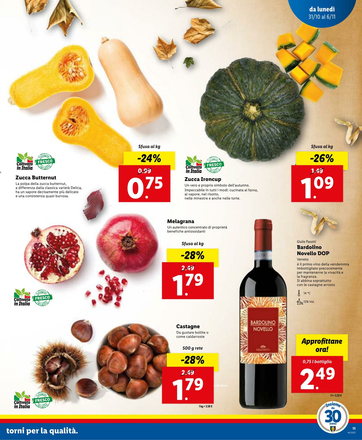 Volantino Lidl 31.10.2022 - 06.11.2022