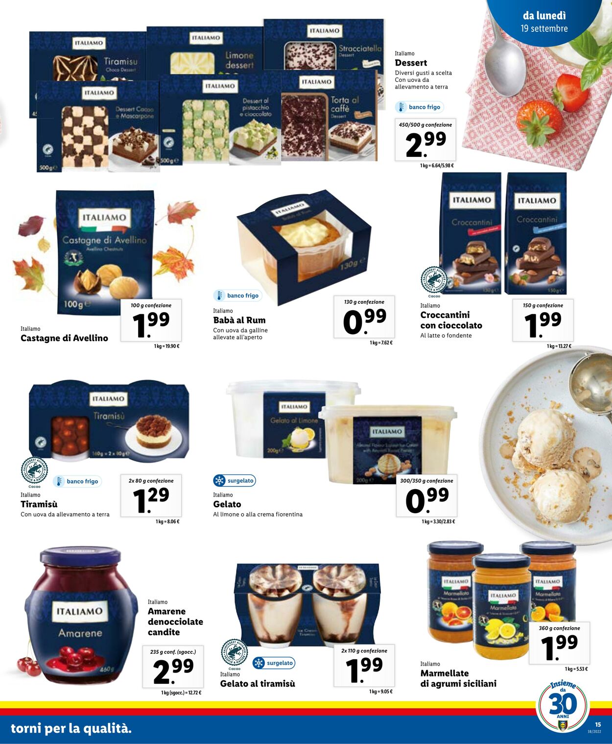 Volantino Lidl 19.09.2022 - 25.09.2022