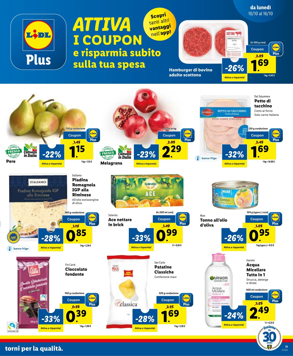 Volantino Lidl 10.10.2022 - 16.10.2022