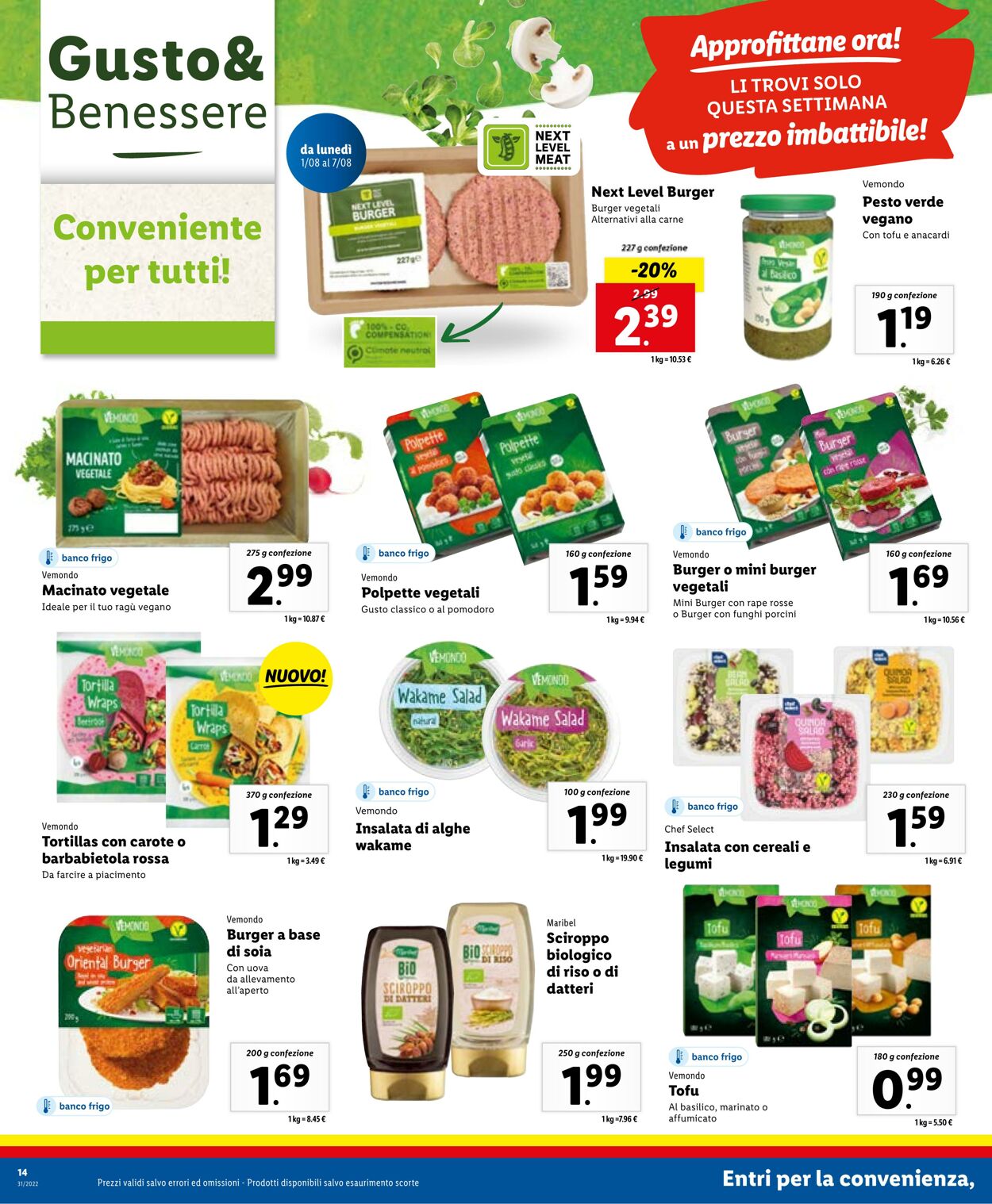 Volantino Lidl 01.08.2022 - 07.08.2022