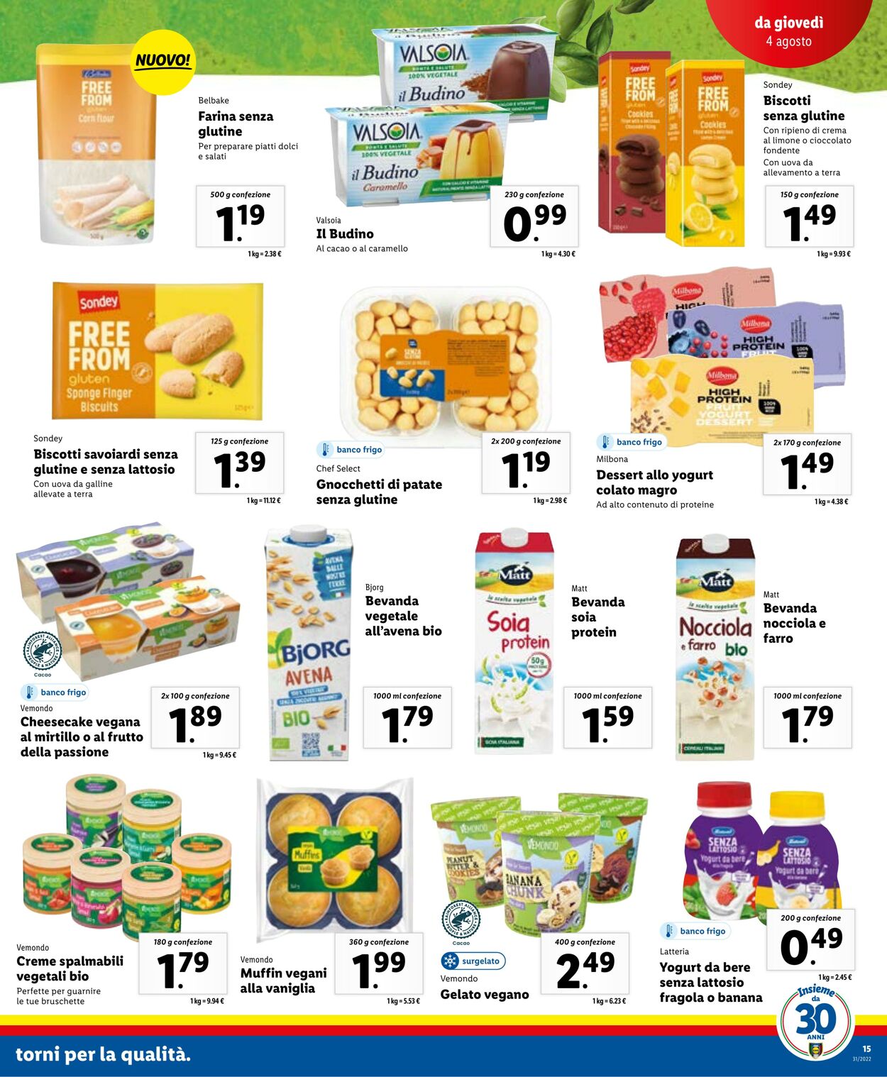 Volantino Lidl 01.08.2022 - 07.08.2022