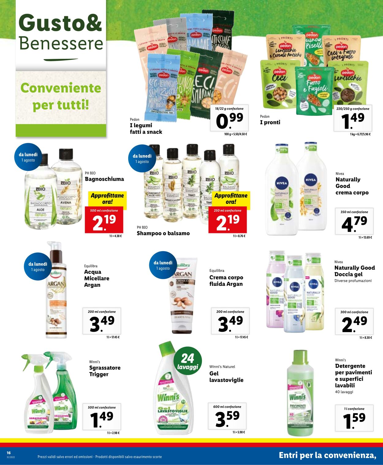 Volantino Lidl 01.08.2022 - 07.08.2022