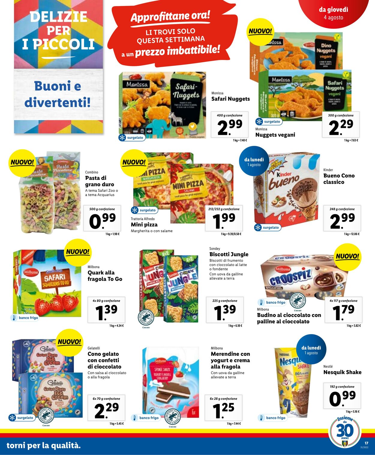 Volantino Lidl 01.08.2022 - 07.08.2022